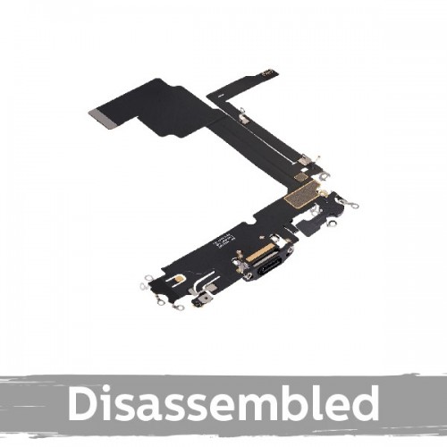 Uzlādes ports saderīgs ar iPhone 15 Pro Max ar Flex / Zils Titanium / (100% original / Used)