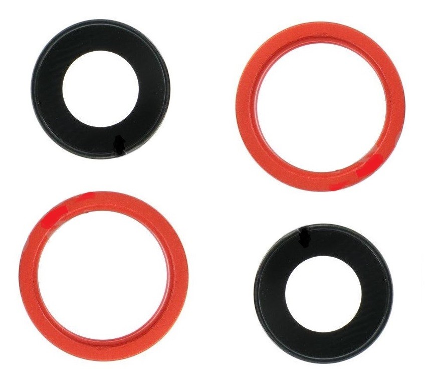 iPhone 13 mini lens for camera with frame Red (2pcs) ORG