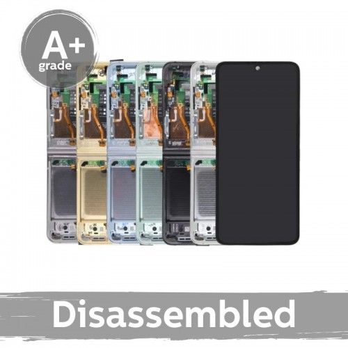 LCD displejs saderīgs ar Samsung F741 Z Flip6 ar rāmi / Zils / (10/10 lietots)