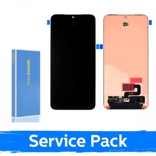 LCD displejs saderīgs ar Samsung S936 S25 Plus Melns (Service Pack) (NF Version)