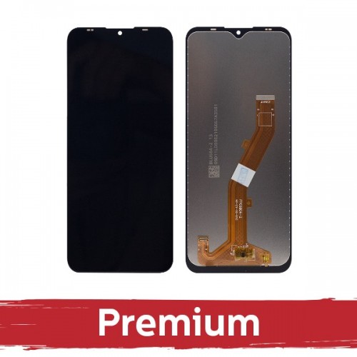 LCD displejs saderīgs ar Nokia C30 melns OEM