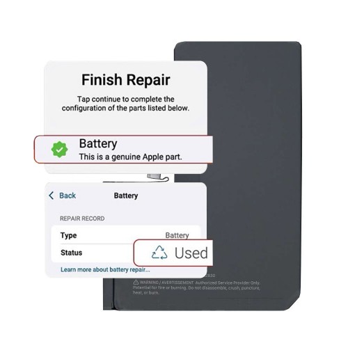 Akumulators saderīgs ar iPhone 15 Pro / pašdiagnosticējams / 3274mAh