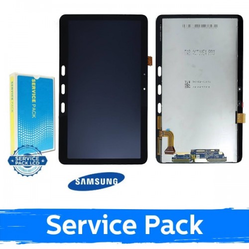 LCD displejs saderīgs ar Samsung T630 / T635 Tab Active 4 Pro melns (Service Pack)