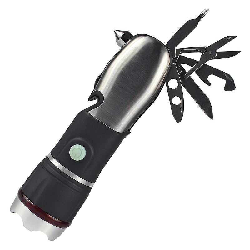 Platinet LED flashlight melns