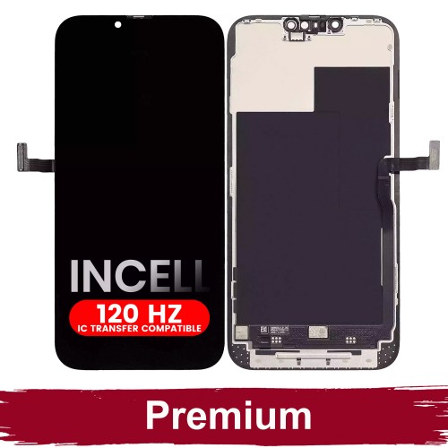 LCD displejs saderīgs ar iPhone 13 Pro Max melns (120Hz / INCELL / Premium) /*Removable IC*/