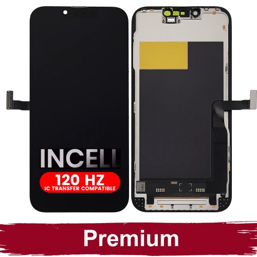 LCD displejs saderīgs ar iPhone 13 Pro melns (120Hz / INCELL / Premium) /*Removable IC*/