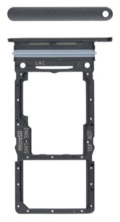 SIM kartes turētājs Samsung A336 A33 5G Awesome Black oriģināls (servisa iepakojums)