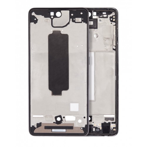 Vidējais rāmis priekš Samsung A528 A52s / A526 A52 5G / A525 A52 4G (Awesome Black)