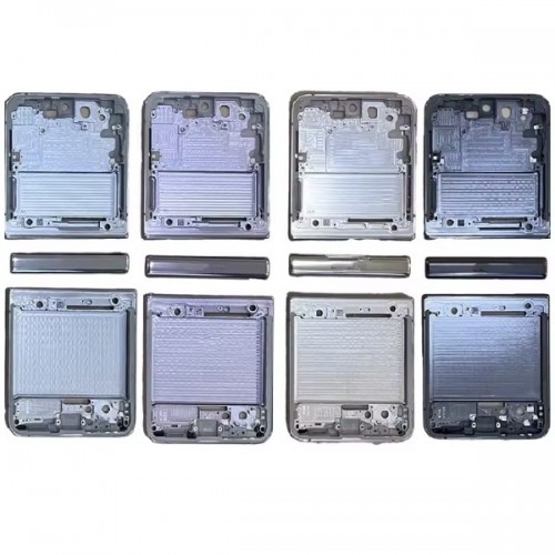 Vidējais rāmis priekš Samsung F721 Z Flip4 (Blue)