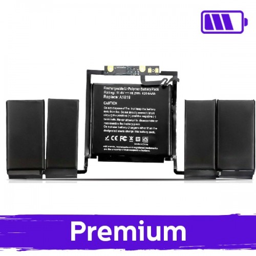 Akumulators saderīgs ar Macbook Retina 13'' (A1706 / A1819) / Premium