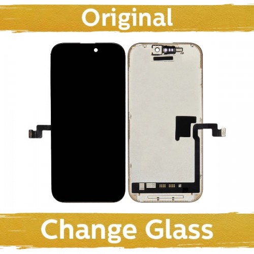 LCD displejs saderīgs ar iPhone 16 Pro melns (Atjaunots: China)