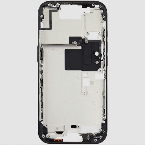 Vidējais rāmis saderīgs ar iPhone 16 Pro Max / Melnais titāns / OEM