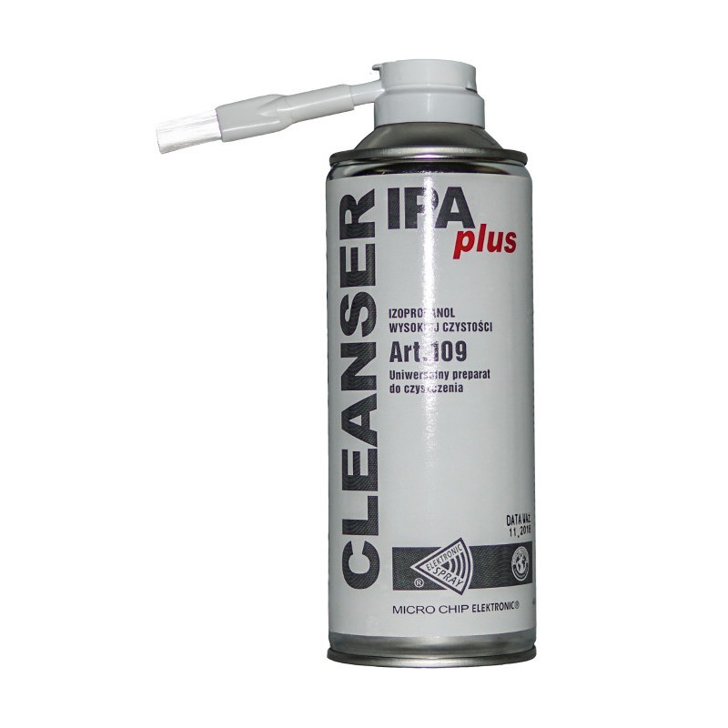 Isopropanol contact cleaner Cleanser IPA PLUS 400ml (ar brush)
