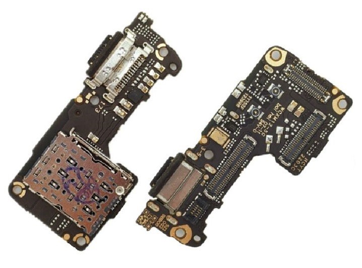 Flex Xiaomi 12 5G/12X 5G/12S 5G ar charging connector un microphone, SIM card contact HQ