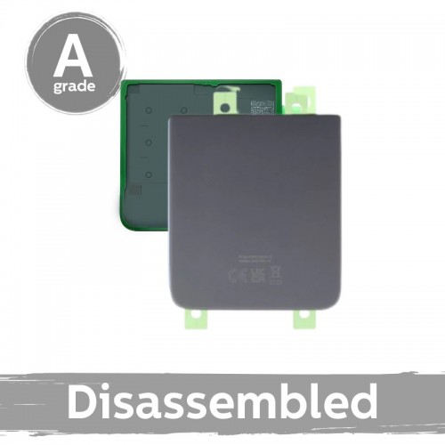 Aizmugurējais vāks saderīgs ar Samsung F721 Z Flip4 / Graphite / (10/10 izjaukts)