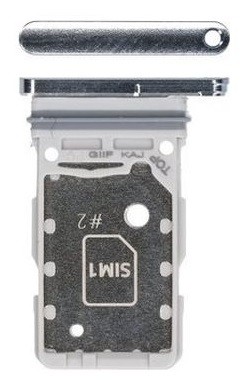 SIM kartes turētājs Samsung G998 S21 Ultra 5G Phantom Silver oriģināls (servisa iepakojums)