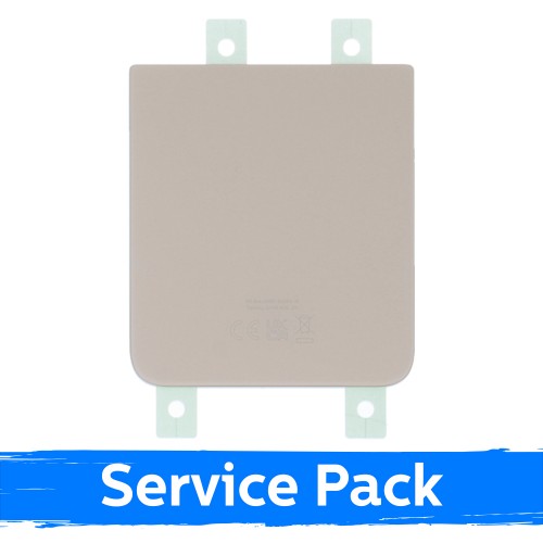 Aizmugurējais vāks, saderīgs ar Samsung F721 Z Flip4 / Rozā zelts apakšdaļa / (Service Pack)