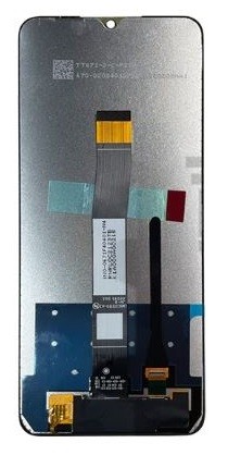 LCD screen Xiaomi Redmi 10C/Poco C40 4G ar touch screen Melns ORG