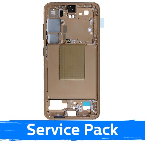 Vidējais rāmis Samsung S921 S24 / Sandstone Orange / (Service Pack)