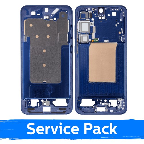 Vidējais rāmis Samsung S936 S25 Plus / tumši zils / (Service Pack)