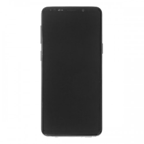 LCD displejs saderīgs ar Samsung G960 S9 ar rāmi / Coral Blue / (Atjaunots: Telemax) (Sadeguši ikonas uz balta fona)