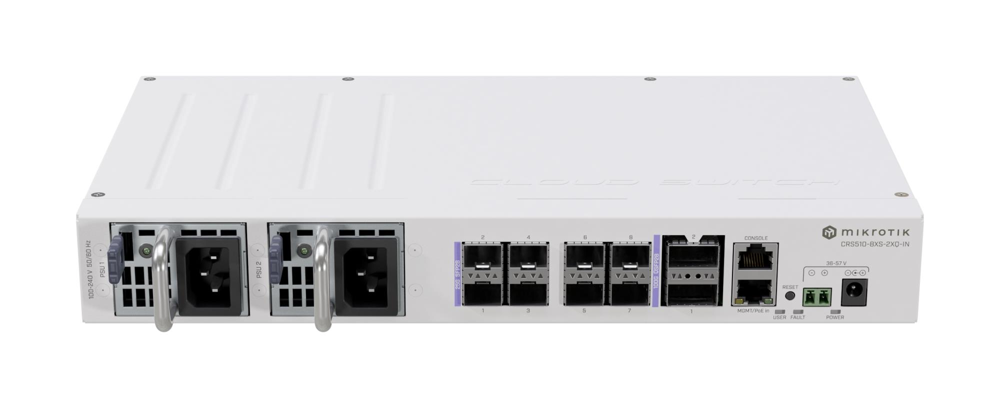 Komutators MIKROTIK 10xSFP28 1xConsole