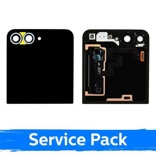 LCD displejs saderīgs ar Samsung F741 Z Flip6 (OUTER) ar rāmi / Zils / (Service Pack)