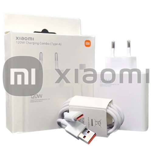 Lādētājs Xiaomi MDY-14-EE (BHR9462EU) balts 120W (ar iepakojumu) + kabelis "Type-C" / 100% oriģināls /