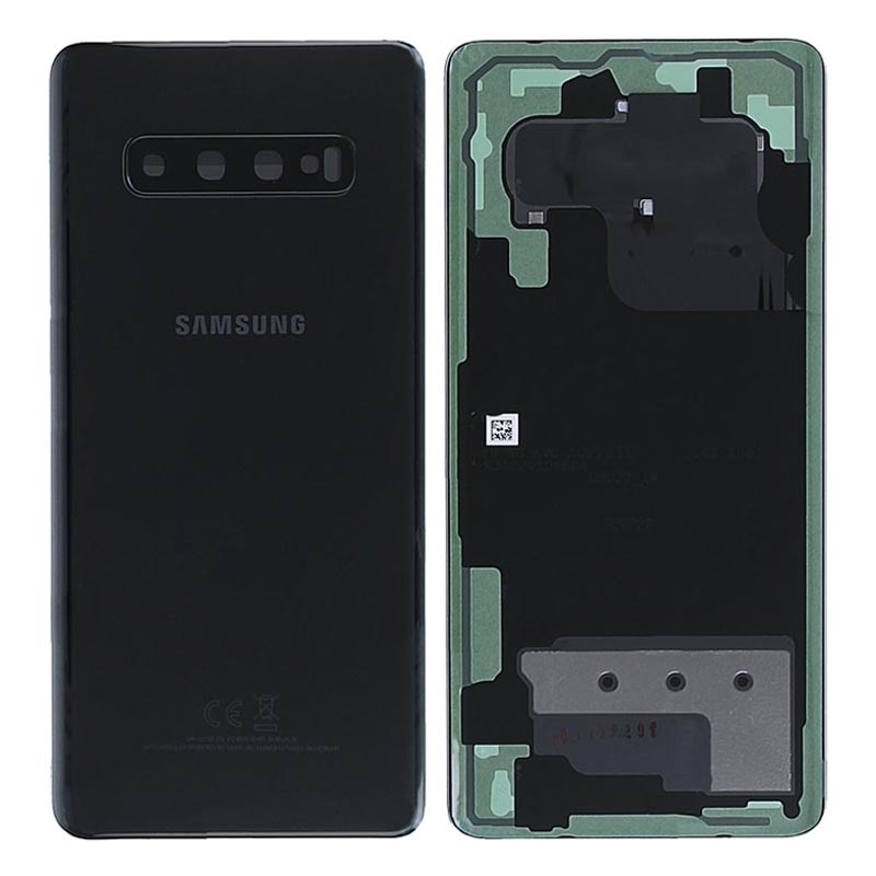 Aizmugurējais vāciņš priekš Samsung G975 S10+ (Prism Melns) original (used Grade C)