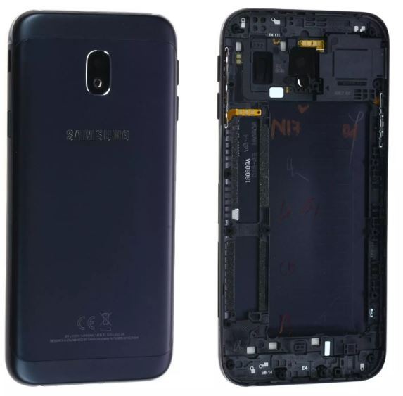 Aizmugurējais vāciņš priekš Samsung J330 J3 2017 melns original (used Grade A)