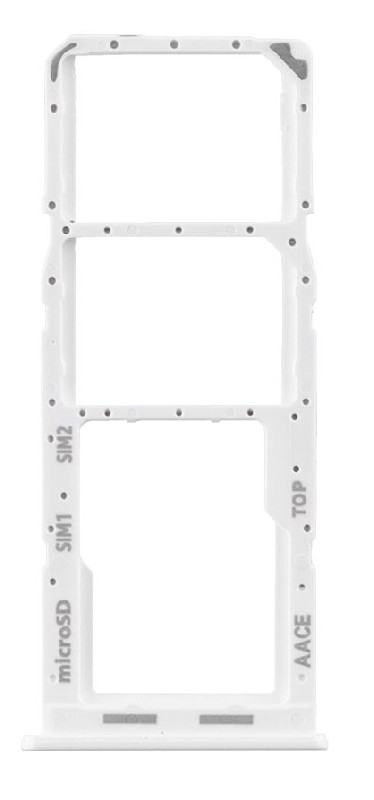 SIM kartes turētājs Samsung A13 A135/A137 White original (servisa iepakojums)