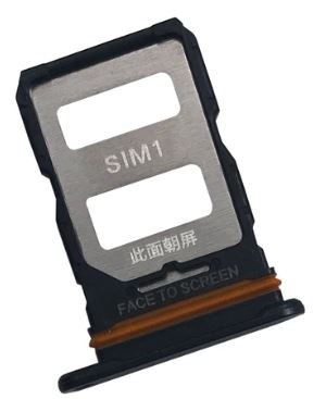 SIM card holder Xiaomi 12 Lite Melns ORG