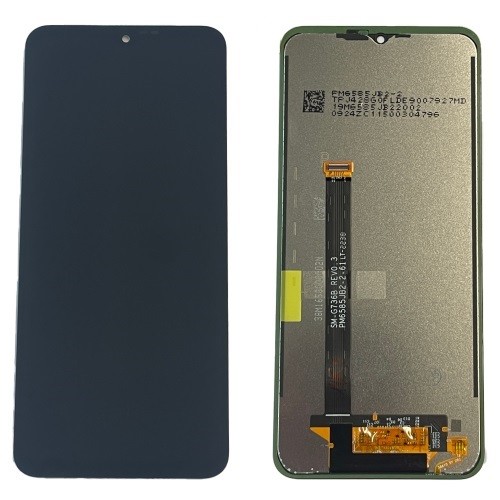 LCD screen Samsung G736 Xcover 6 Pro 2022 ar touch screen Melns ORG