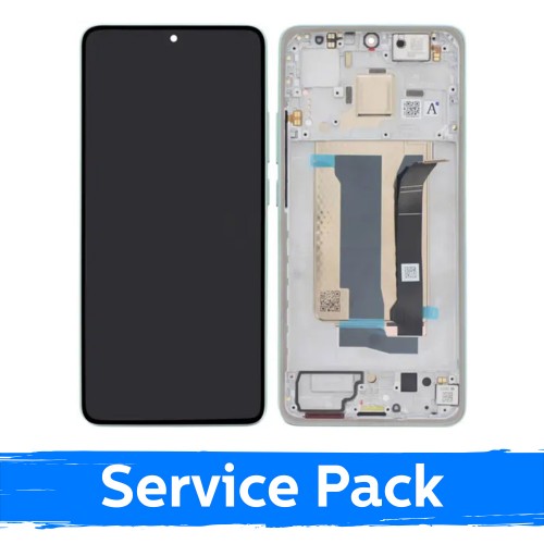 LCD displejs saderīgs ar Xiaomi Poco X7 Pro 5G ar rāmi / zaļš / (Service Pack)
