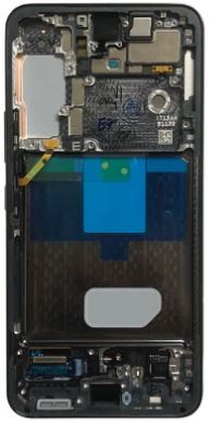 LCD screen Samsung S901 S22 5G ar touch screen un frame Phantom Melns original (used Grade C)