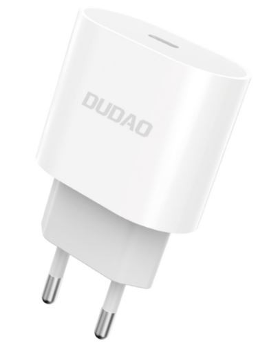 Lādētājs Dudao (A8SEU) USB-C (Type-C) 2.4A (20W) balts