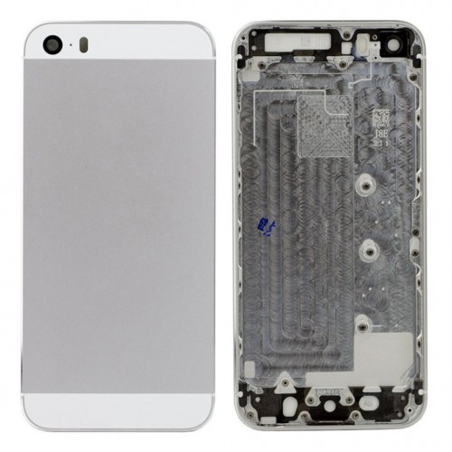 Back Cover Compatible With Apple iPhone 5S Silver HQ