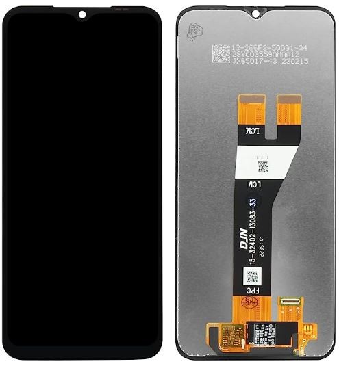 LCD screen Samsung A146 A14 5G 2023 ar touch screen Melns original