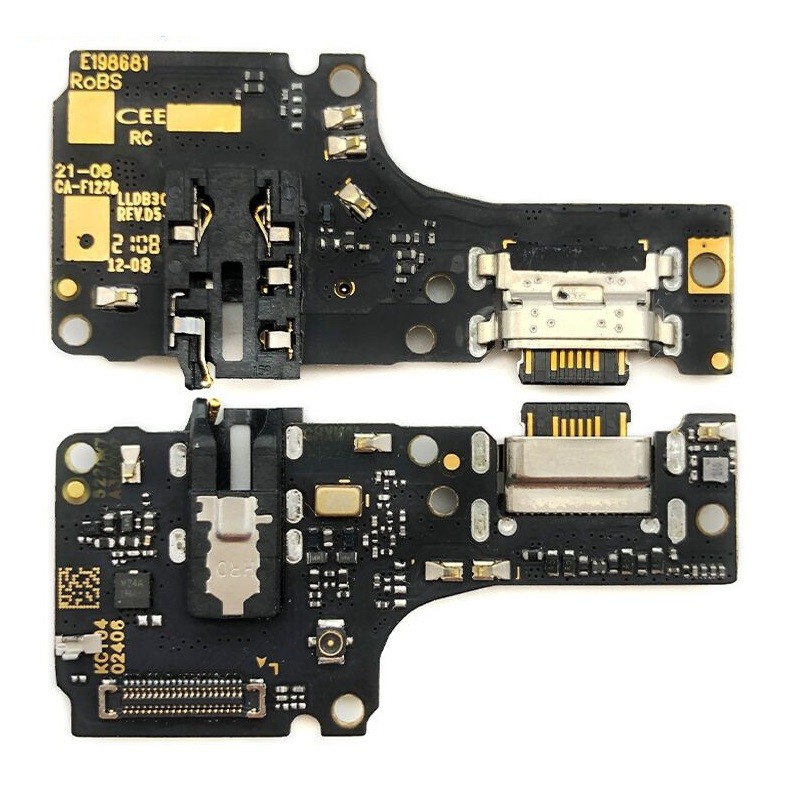 Flex Xiaomi Redmi Note 10 4G/Redmi Note 10S/Poco M5s ar charging connector un microphone original (service pack)