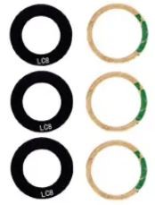 Samsung A145 A14 4G/A146 A14 5G lens priekš camera (only lens 3pcs) ORG