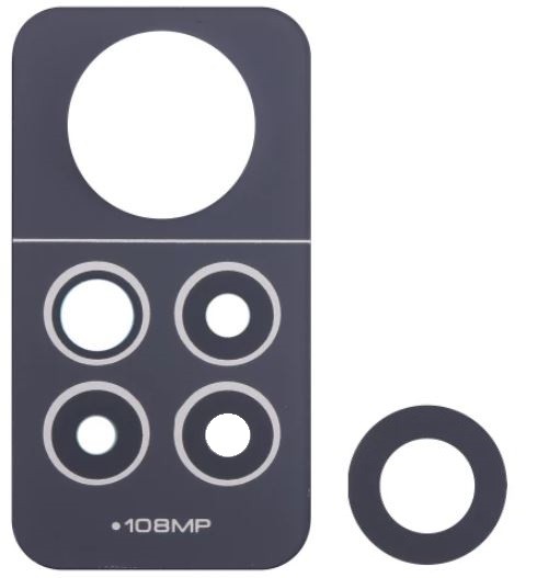 Xiaomi Redmi Note 12 Pro 4G lens for camera Black 108MP (only lens 2pcs) ORG