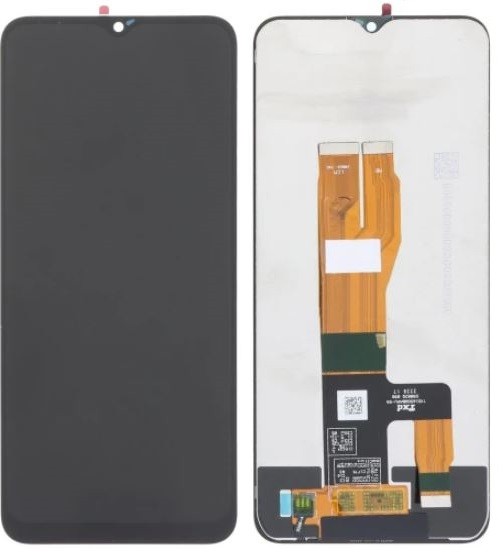 LCD screen Realme C33/C30/Narzo 50i Prime 4G (2022) ar touch screen Melns ORG