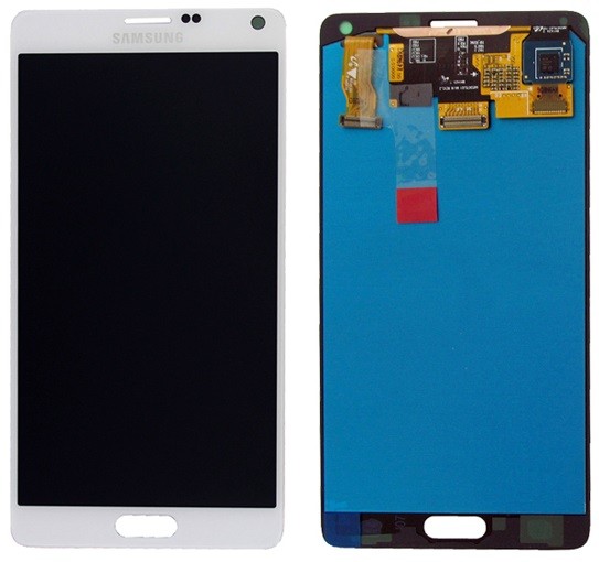 LCD screen Samsung N910 Note 4 ar touch screen Balts original (service pack)