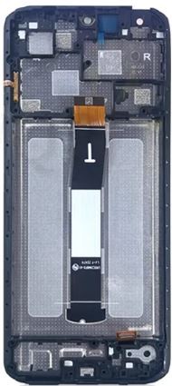 LCD screen Xiaomi Redmi 12C ar touch screen ar frame Graphite Pelēks original (service pack)