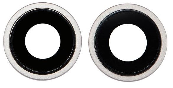 iPhone 14/14 Plus lens priekš camera ar frame Starlight (2pcs) ORG
