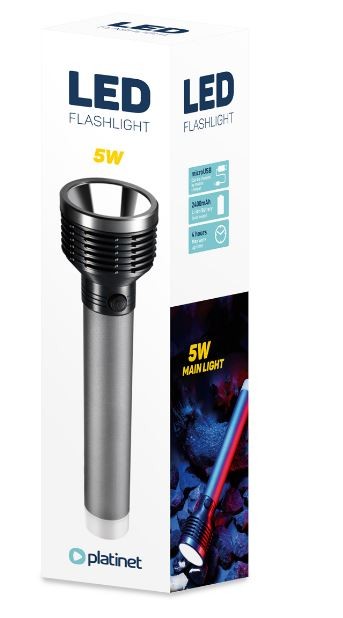 Platinet LED lukturis (5W 2400mAh)