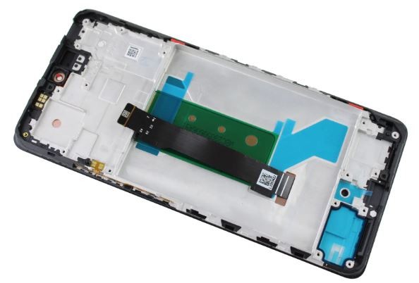 LCD screen Xiaomi Redmi Note 12 Pro+ 5G ar touch screen ar frame Midnight Melns original (service pack)