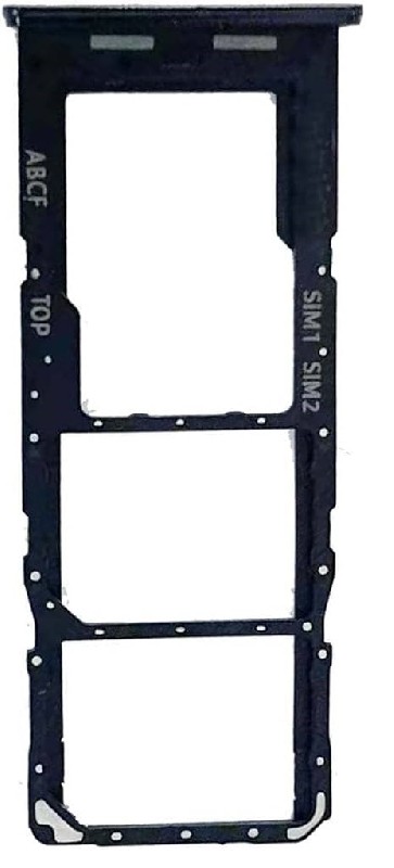 SIM kartes turētājs Samsung A236 A23 5G Black oriģināls (servisa iepakojums)