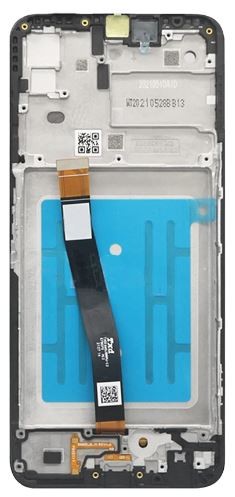 LCD screen Samsung A226 A22 5G ar touch screen un frame Melns original