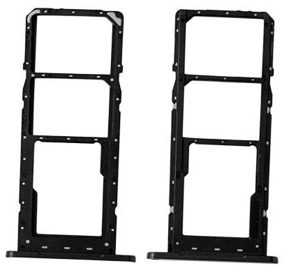 SIM kartes turētājs Samsung A14 4G A145 Black oriģināls (servisa iepakojums)